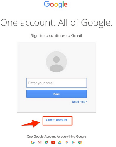 Gmail Sign Up