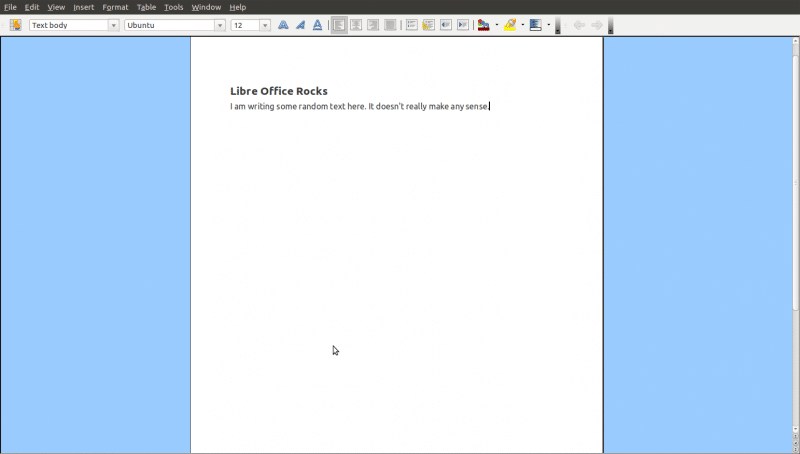 LibreOffice Writer after the makeover